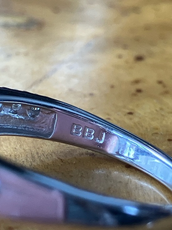 Natural Aquamarine Sterling Silver Ring Size 8 - Picture 6 of 10